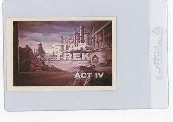 Gene Roddenberry Set #2123 Star Trek Act IV City Scene Star Trek Card