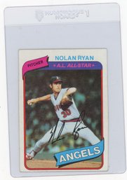 1980 Topps Nolan Ryan Baseball Card