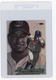 1999 Fleer Flair Showcase Manny Ramirez Power Baseball Card