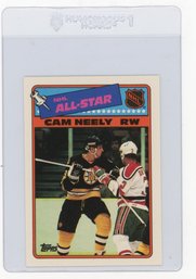 1988 Topps Cam Neely All Star Hockey Sticker
