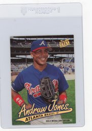 1997 Fleer Ultra Andruw Jones Gold Medallion Edition Baseball Card