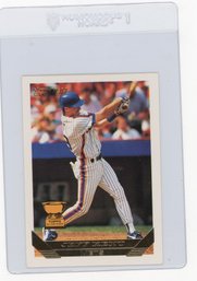 Jeff Kent Rookie Card 1993 Topps Gold Rookie Cup Baseball Card