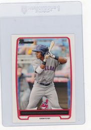 Francisco Lindor Rookie Card 2012 Bowman Baseball Card