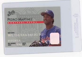 1995 Donruss Studio Pedro Martinez Baseball Card