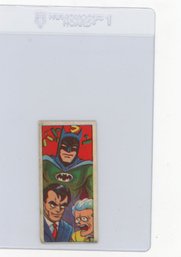 Batman Rookie Card 1960s Japenese Batman Menko Card