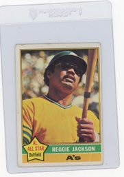 1976 Topps Reggie Jackson Baseball Card