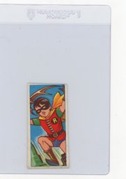 Robin Rookie Card 1960s Japanese Robin Menko Card