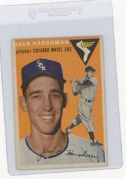 Jack Harshman Rookie Card 1954 Topps Baseball Card
