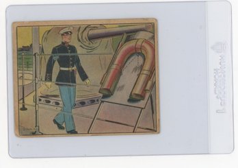 1941 Gum Inc. Uncle Sam Sea Duty Marine Card