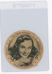1947 Dixies Paulette Goddard Ice Cream Lid