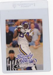 1999 Fleer Ultra Randy Moss Football Card