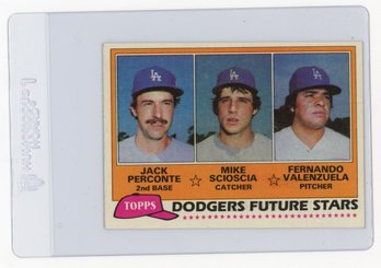 Fernando Valenzuela Rookie Card 1981 Topps Future Stars Baseball Card