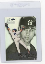 1999 Fleer Flair Showcase Derek Jeter Power Baseball Card