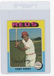 1975 Topps Tony Perez Baseball Card