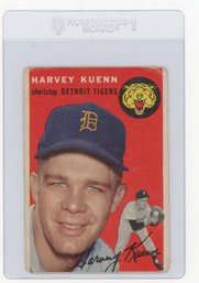 Harvey Kuenn Rookie Card 1954 Topps Baseball Card