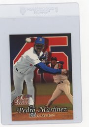 1999 Fleer Flair Showcase Pedro Martinez Passion Baseball Card