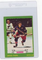 1973 O-pee-chee Brad Park Hockey Card