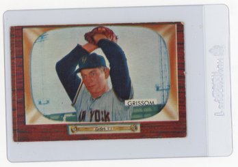 Marv Grissom Rookie Card 1955 Bowman Baseball Card