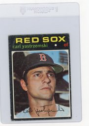1971 Topps Carl Yastrzemski Baseball Card
