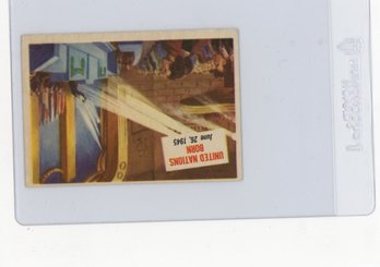 1954 Topps Scoop United Nations Born Card