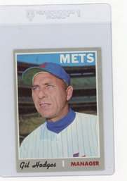 1970 Topps Gil Hodges Baseball Card