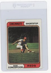1974 Topps Dave Concepcion Baseball Card