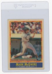 1990 Sportflics Mark McGwire 3-d Baseball Card