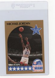 1990 NBA Hoops Michael Jordan All Star Basketball Card