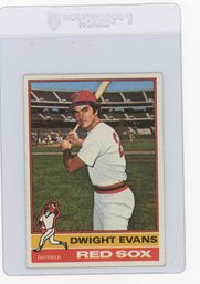 1976 Topps Dwight Evans Baseball Card