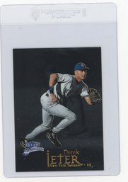 1999 Fleer Brilliants Derek Jeter Baseball Card
