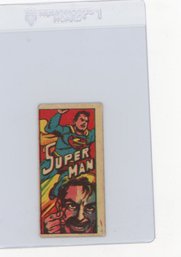 1950s Superman Japanese Menko Card