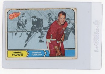 1968 Topps Gordie Howe Hockey Card