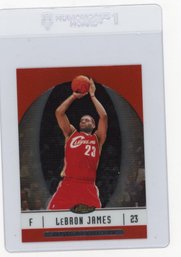 2006 Topps Finest LeBron James Basketball Card