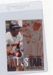 1995 Fleer Ultra Barry Bonds Ultra All-star Baseball Card
