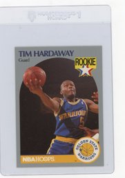 Tim Hardaway Rookie Card 1990 NBA Hoops Basktball Card