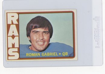 1972 Topps Roman Gabriel Football Card