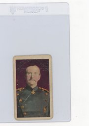 1914 Sweet Caporal World War I Kaiser's New Chief Of Staff Card