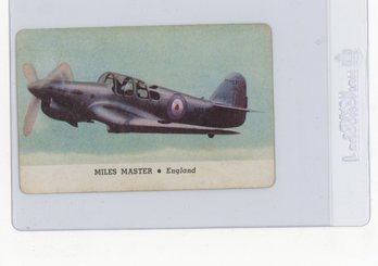 1940 Leaf Gum Card-o Miles Master Airplane Series Card