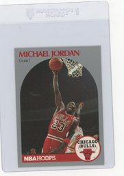 1990 NBA Hoops Michael Jordan Basketball Card