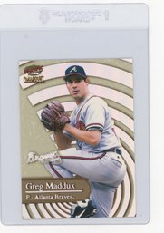 1999 Pacific Paramount Greg Maddux Presonal Bests Baseball Card