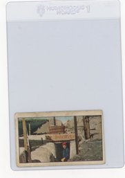 1914 Sweet Caporal World War I A Bathroom In The Fench Trenches Card