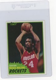 1981 Topps Moses Malone Basketball Card