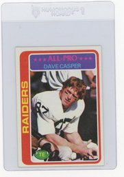 1978 Topps Dave Casper Football Card