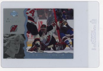 1996 Upper Deck ICE Martin Brodeur Acetate Hockey Card