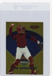 1996 Bowman's Best Ivan Rodriguez Baseball Card