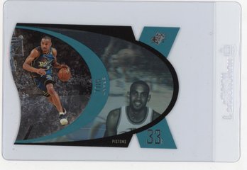 1997 Upper Deck SPx Grant Hill Die Cut Basketball Card