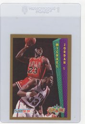 1992 Fleer Michael Jordan Slam Dunk Basketball Card