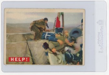 1956 Topps Davy Crockett Orange Back Help! Card