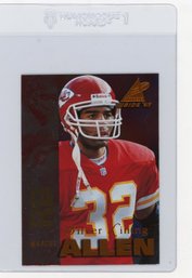 1997 Pinnacle Inside Marcus Allen Silver Lining Football Card