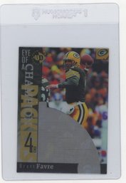 1997 Upper Deck UD3 Brett Favre Eye Of A Champion Football Card